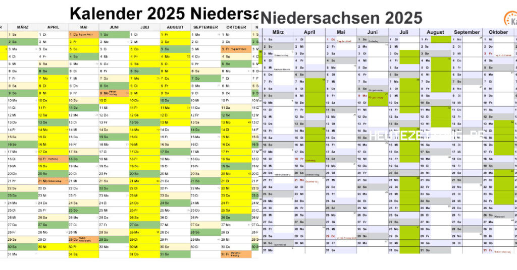 Herbstferien Niedersachsen 2025: Termine, Planung und Tipps